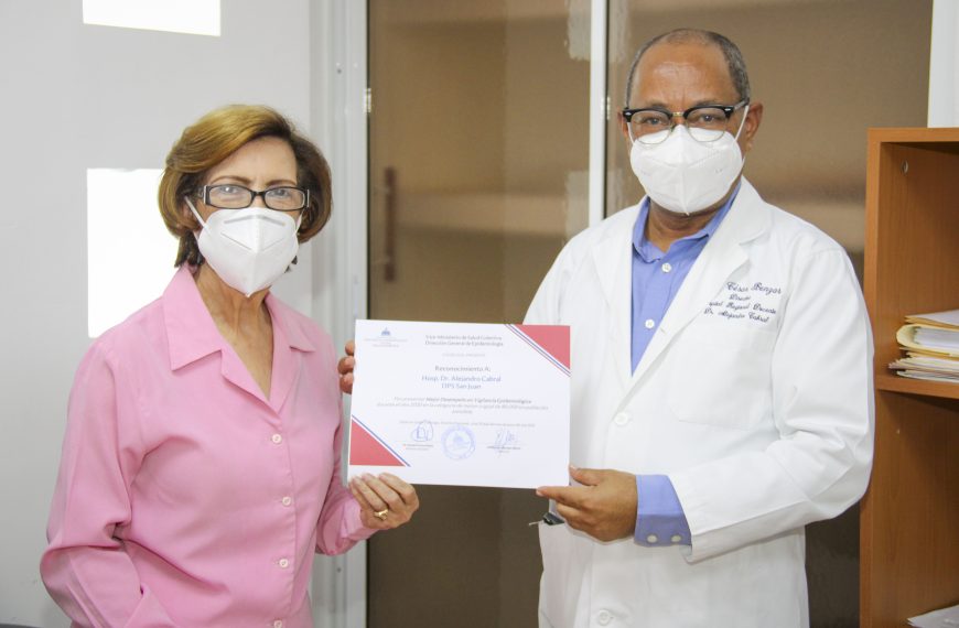 Reconocen al Hospital Alejandro Cabral por el Mejor Desempe&ntilde;o en la Vigilancia Epidemiol&oacute;gica