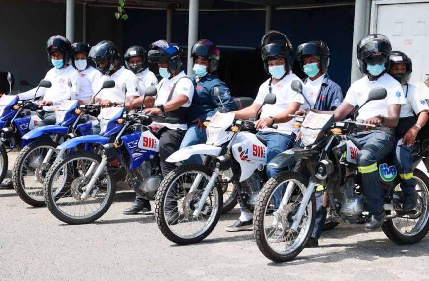 SNS lanza programa de moto asistencia para fortalecer respuesta Sistema 9-1-1