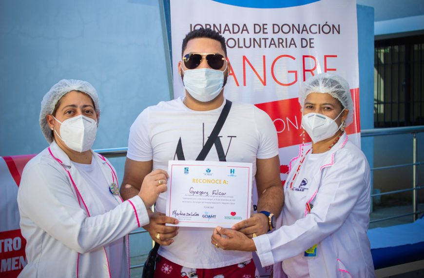 Realizan con &eacute;xitos jornada de donaci&oacute;n de sangre